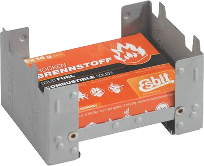 Esbit-Taschenkocher M mit 6 x 14 g Brennstofftabletten