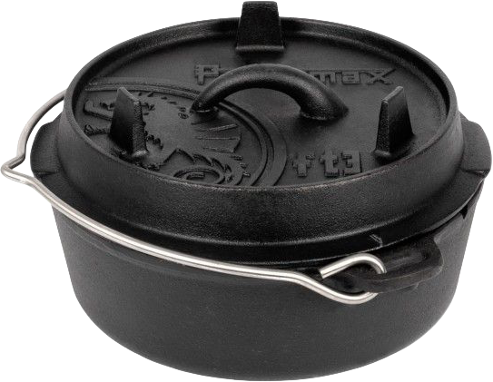 PETROMAX® Feuertopf aus Gusseisen, ohne Füsse.