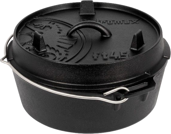 PETROMAX® Feuertopf aus Gusseisen, ohne Füsse.
