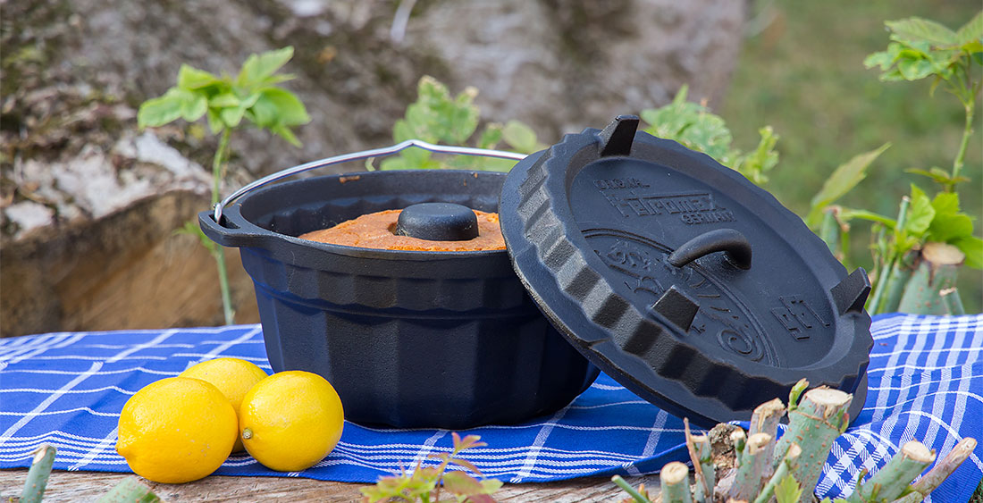 PETROMAX ® Gugelhupfform mit Tortenbodendeckel