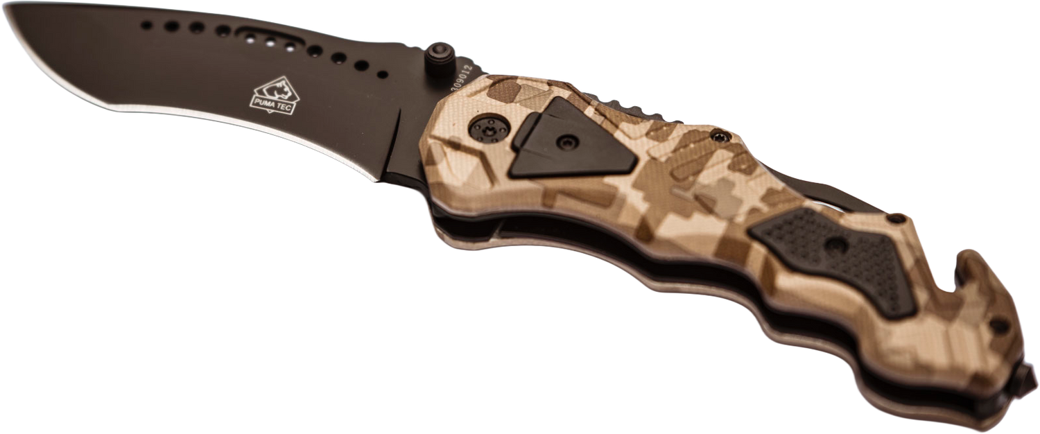 PUMA TEC Rettungsmesser Camouflage