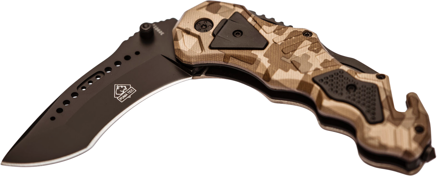 PUMA TEC Rettungsmesser Camouflage