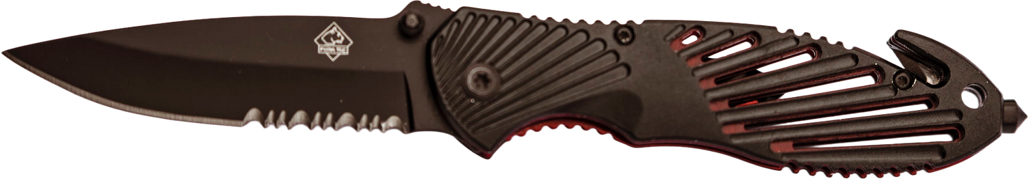 PUMA TEC Rettungsmesser Lock Skelett black