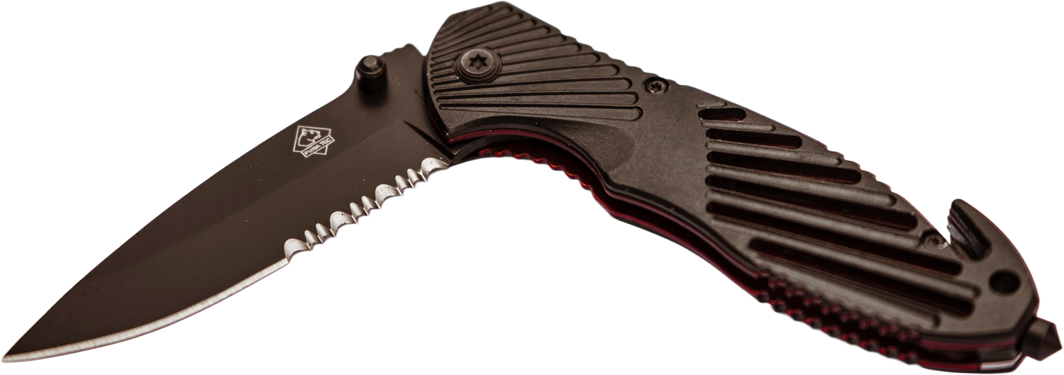PUMA TEC Rettungsmesser Lock Skelett black