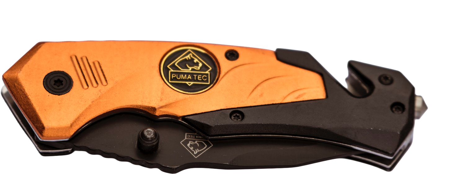 PUMA TEC Rettungsmesser orange/black